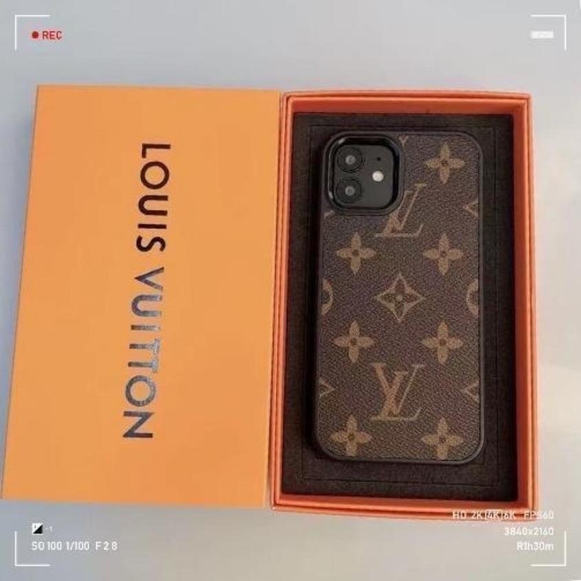 Fashion Aesthetic Shock Absorbing Protective Phone Case L*V Series、Fashion Phone Case