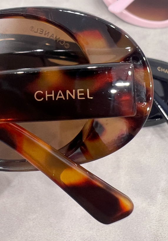 Small Oval Sunglasses with Rounded Browline
