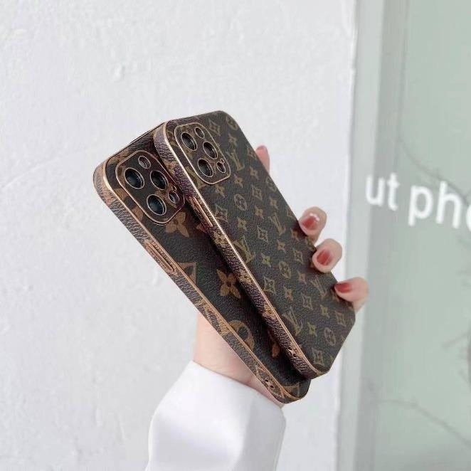 Fashion Aesthetic Shock Absorbing Protective Phone Case L*V Series、Fashion Phone Case