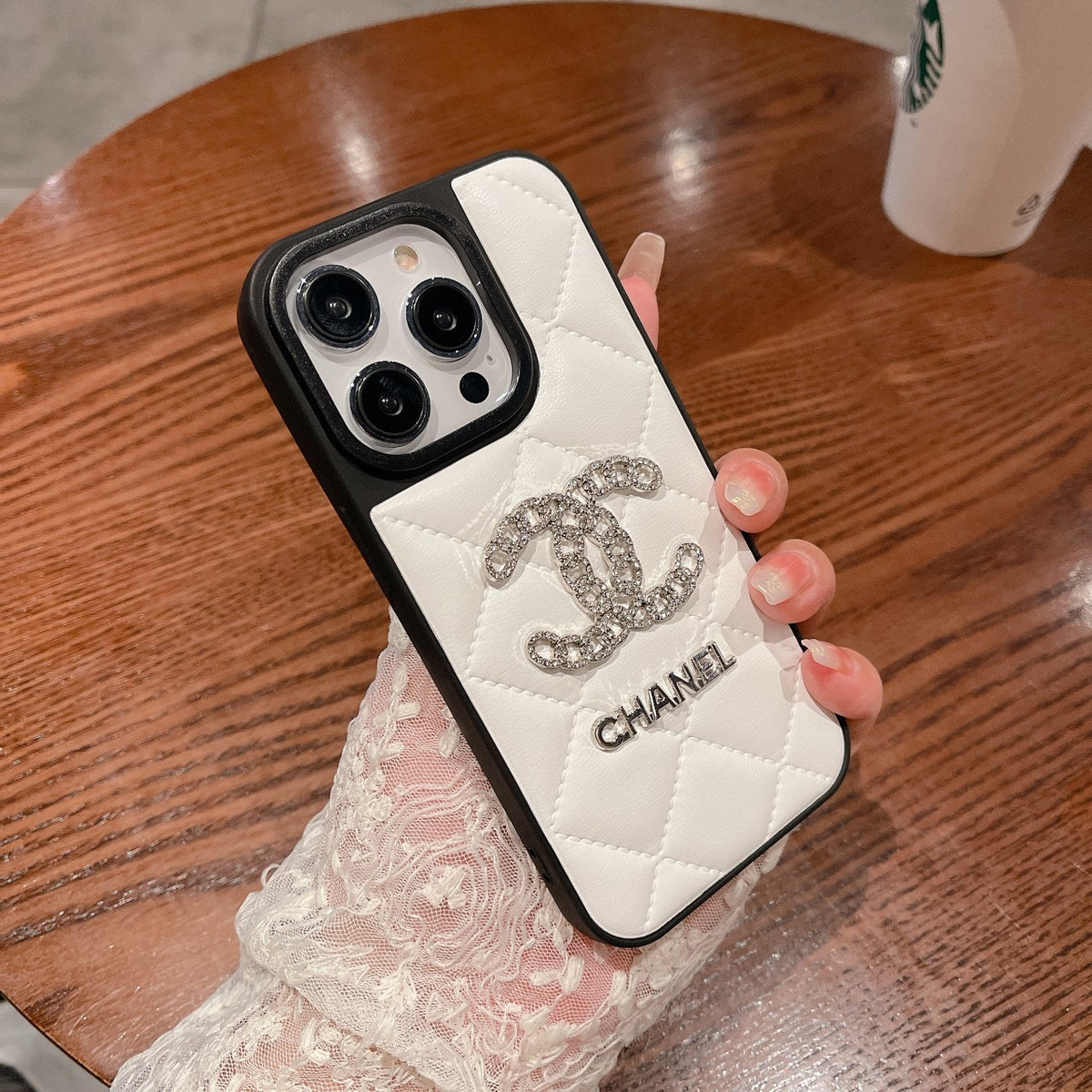 Fashion Aesthetic Shock Absorbing Protective Phone Case CH*NEL Series、Fashion Phone Case