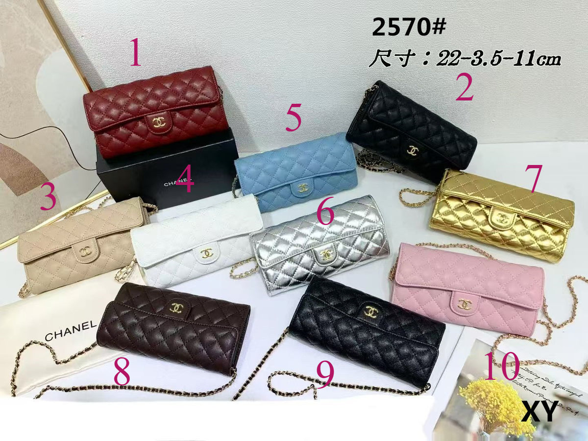 Luxury‑Inspired Trendy Wallets 019 CH*NEL Series、Fashion Bags