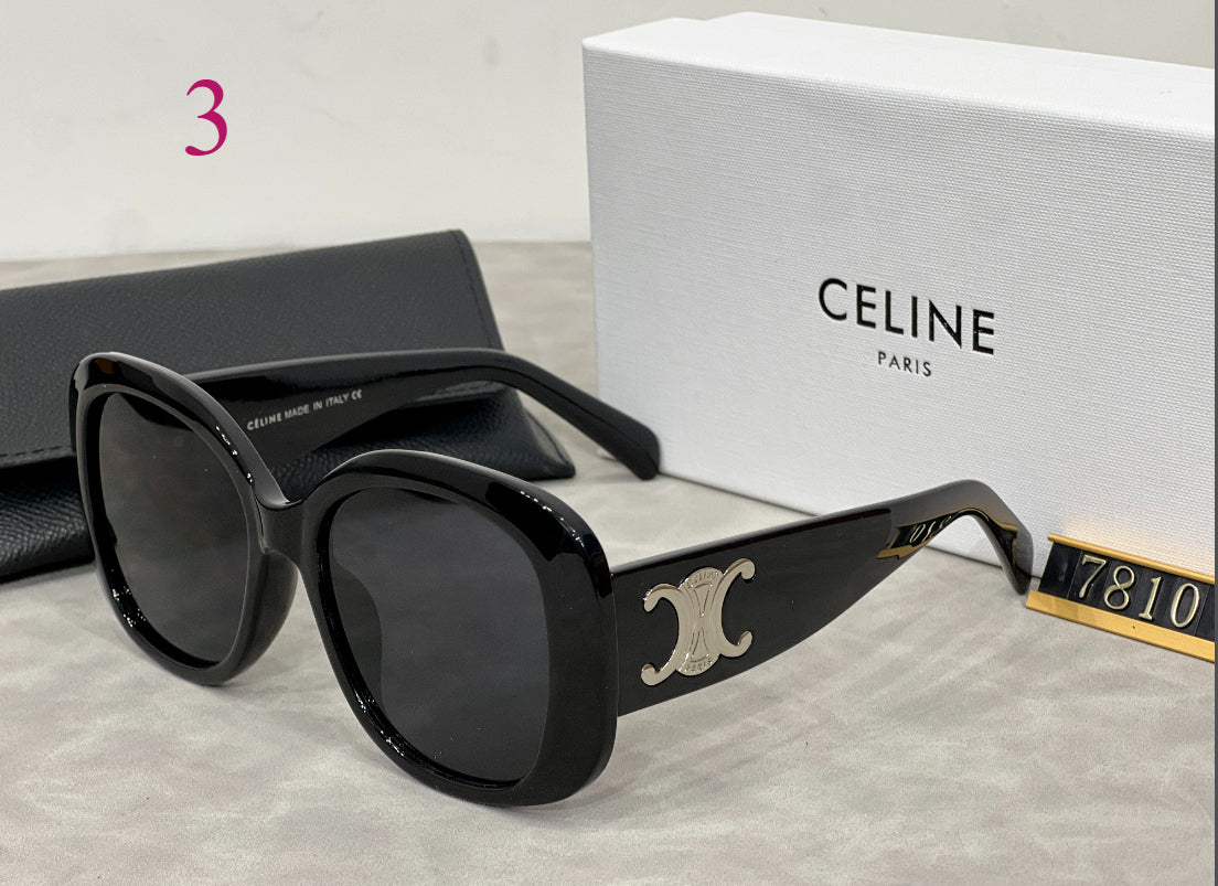 Oversized Round Frame Sunglasses