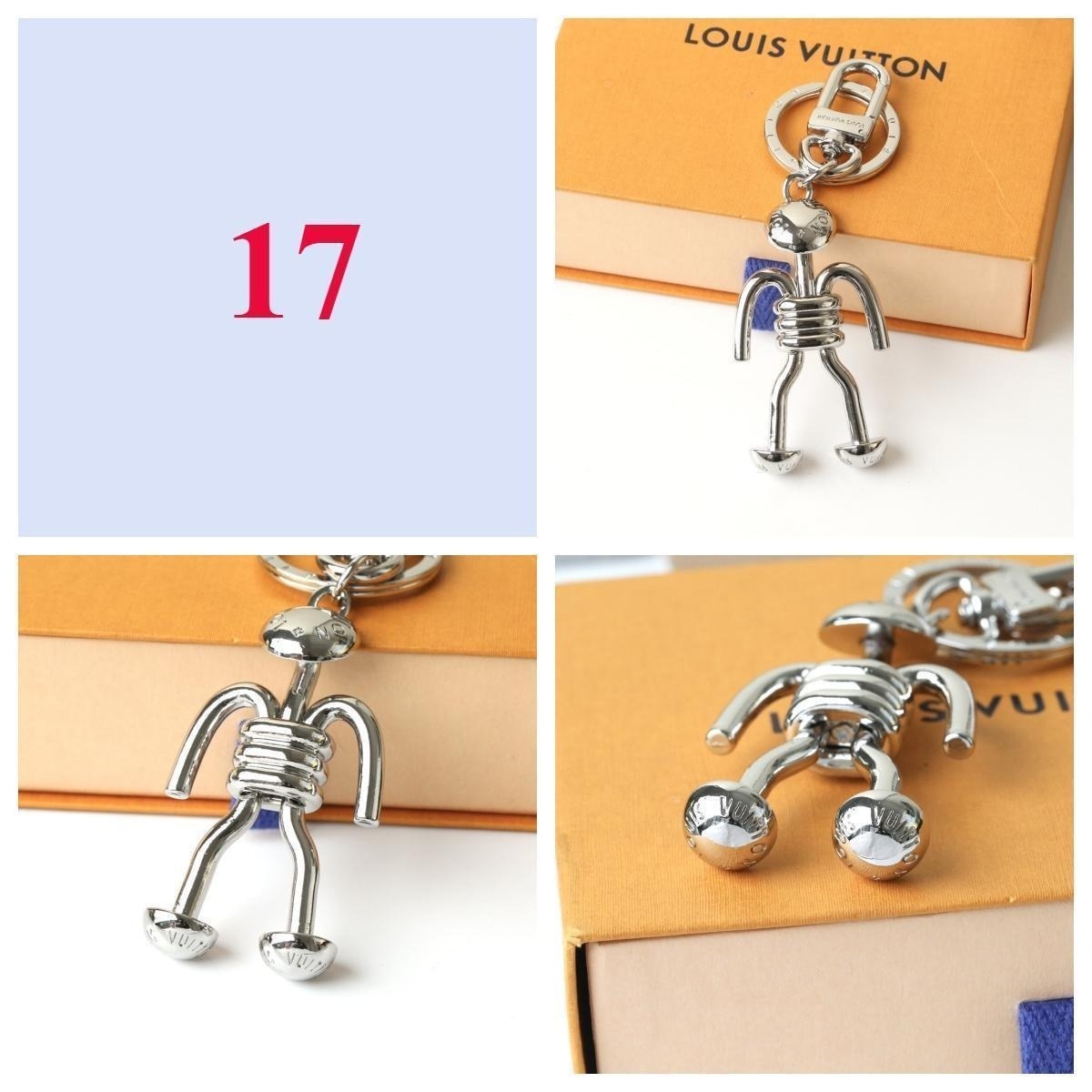 Premium Fashion Keychain Stylish Accessory、L*V Series、𝐊𝐞𝐲𝐜𝐡𝐚𝐢𝐧𝐬 & 𝐊𝐞𝐲 𝐑𝐢𝐧𝐠𝐬（𝐇）