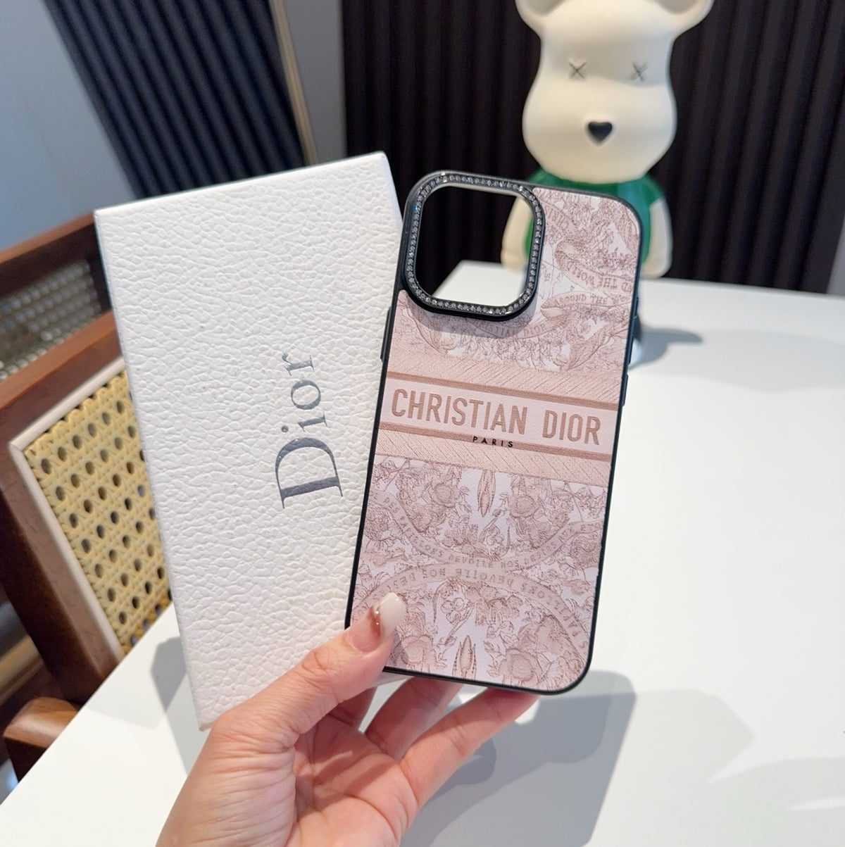 Fashion Aesthetic Shock Absorbing Protective Phone Case  D*or Series、Fashion Phone Case