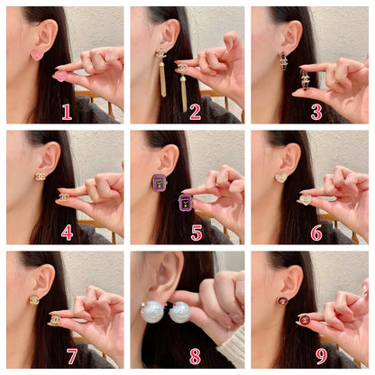 Stud & Drop Earrings - Assorted Styles