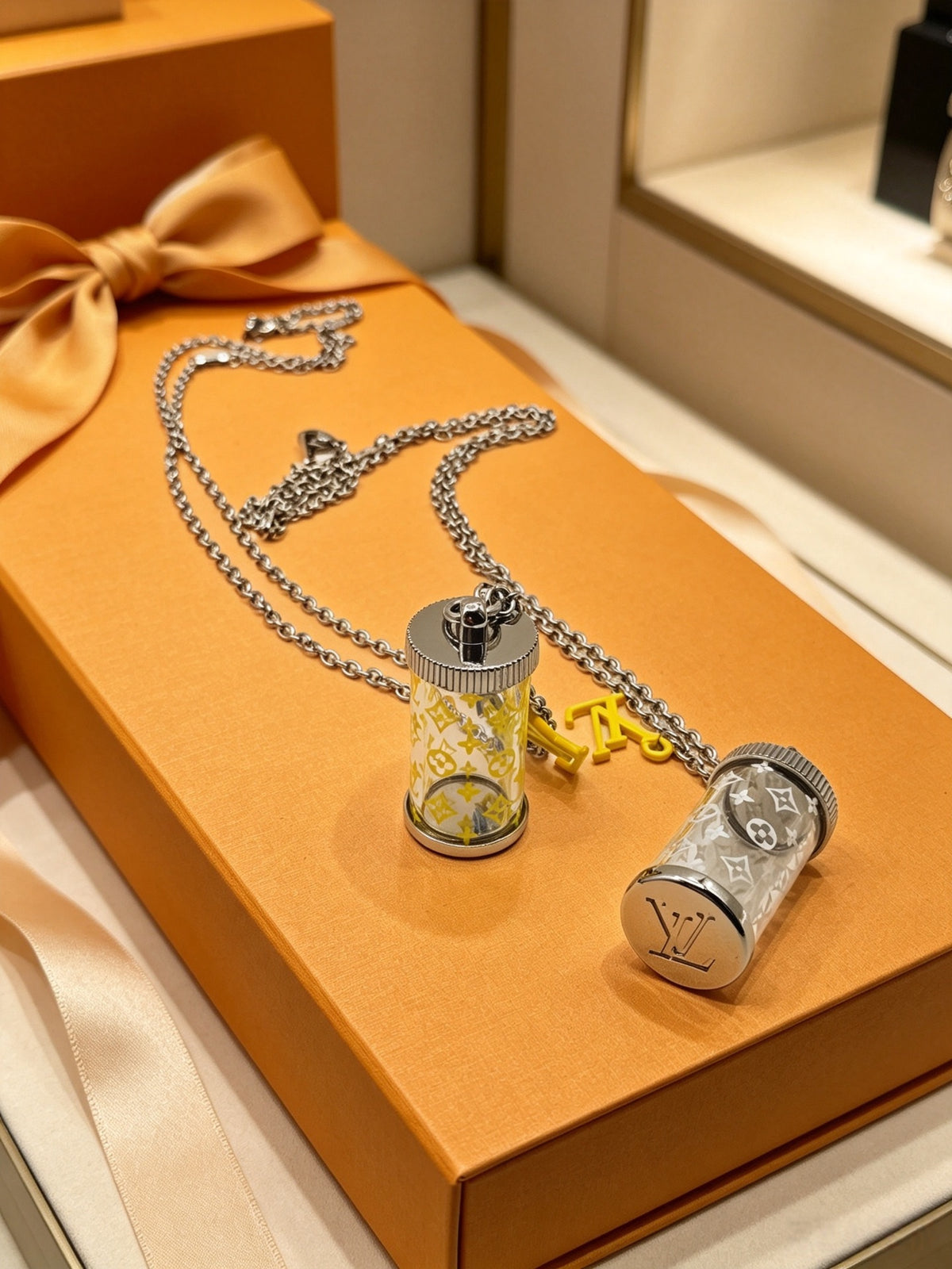 Hourglass Pendant Necklace - Color Options