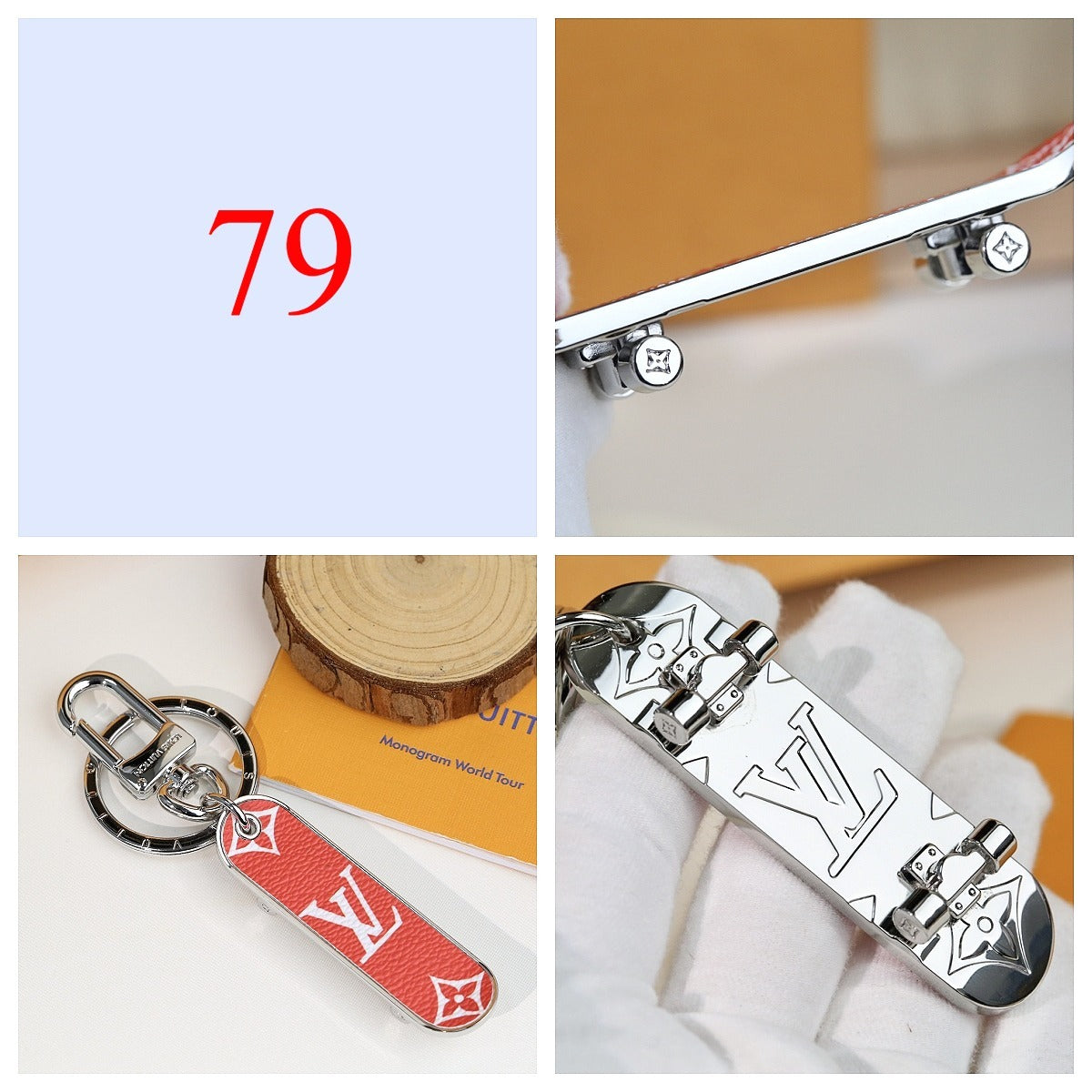 Premium Fashion Keychain Stylish Accessory、L*V Series、𝐊𝐞𝐲𝐜𝐡𝐚𝐢𝐧𝐬 & 𝐊𝐞𝐲 𝐑𝐢𝐧𝐠𝐬（𝐇）