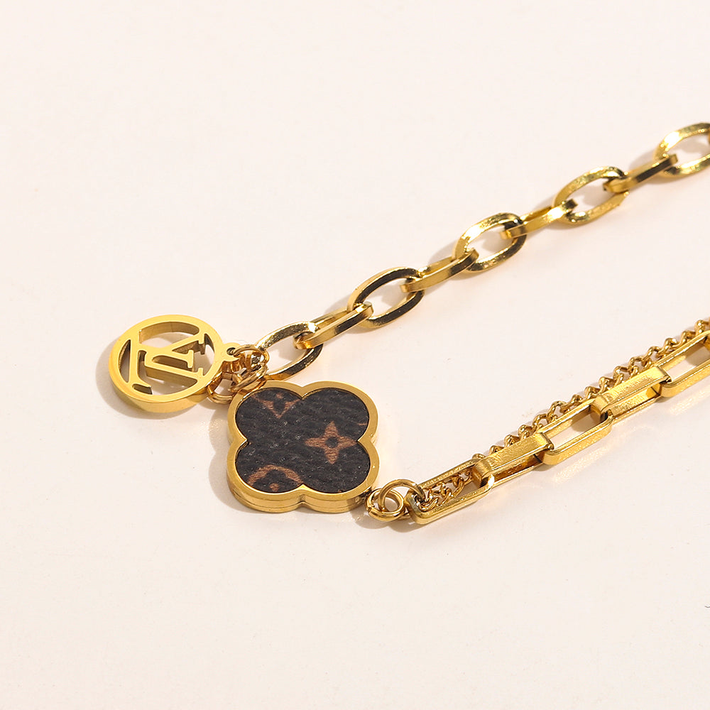Set Collana Bracciale in Acciaio Inox 304