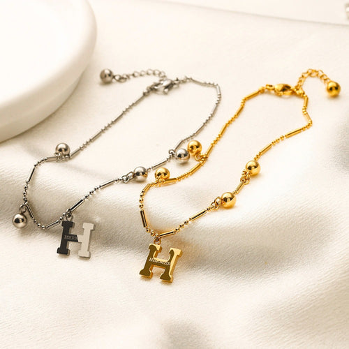 304 Stainless Steel Anklet,He*mes  Series、Anklet Collection
