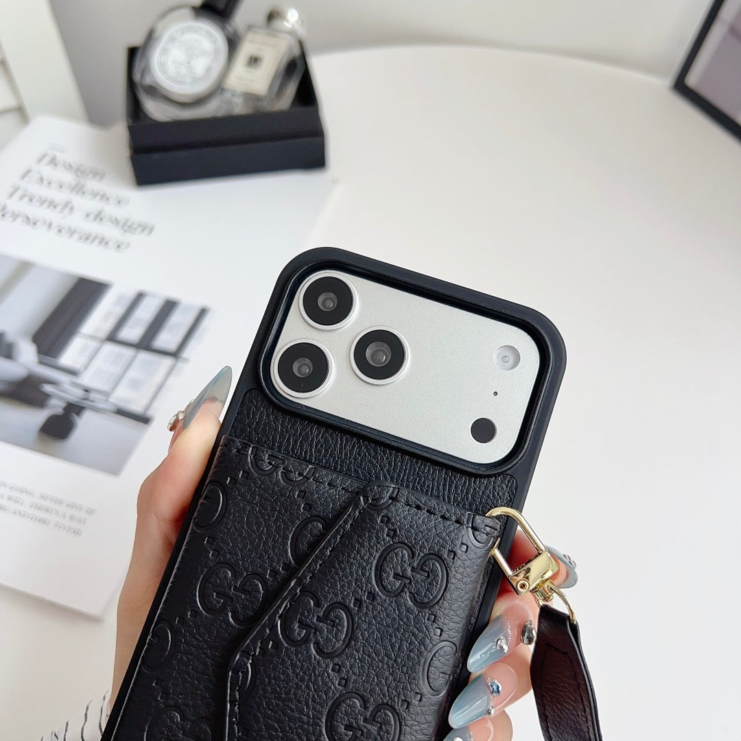 Fashion Aesthetic Shock Absorbing Protective Phone Case  GU*CI Series、Fashion Phone Case