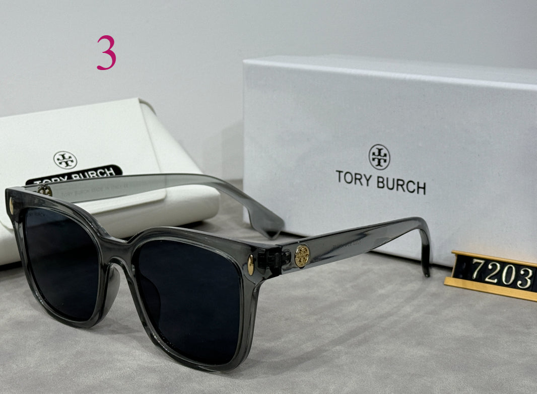 Square Sunglasses with Raised Double Bridge