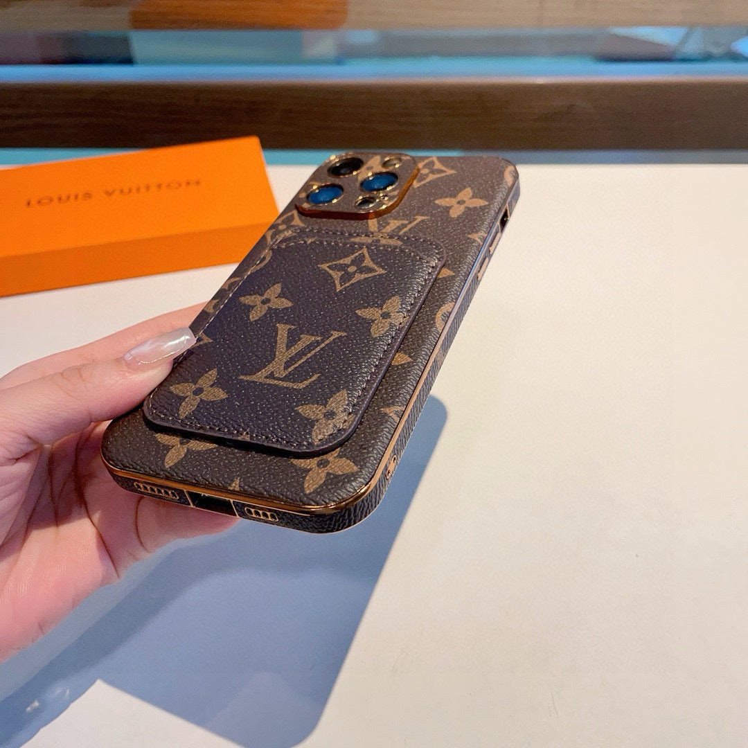 Fashion Aesthetic Shock Absorbing Protective Phone Case L*V Series、Fashion Phone Case