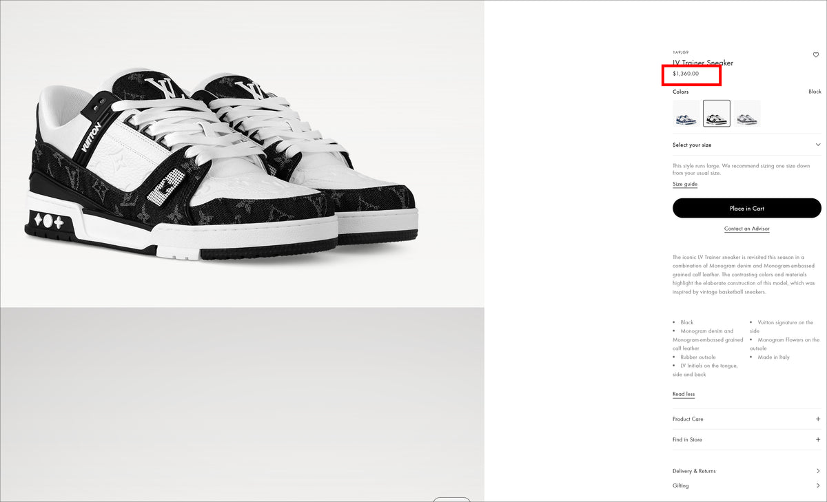 Trainer Sneaker Top Version