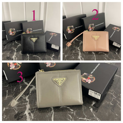 Luxury‑Inspired Trendy Wallets 030  Pr*da Series、Fashion Bags