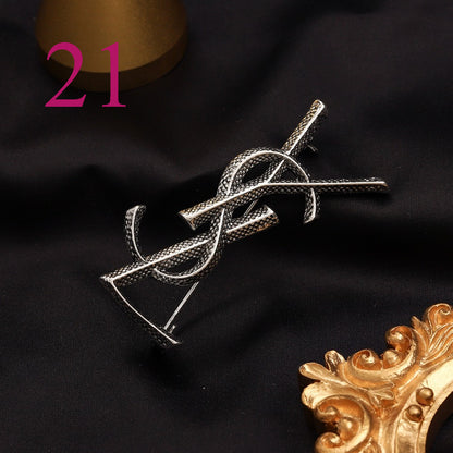Fashion Brooch Collection,Brooches Collection、GU*CI Series、L*V Series、D*or Series、Y*L Series