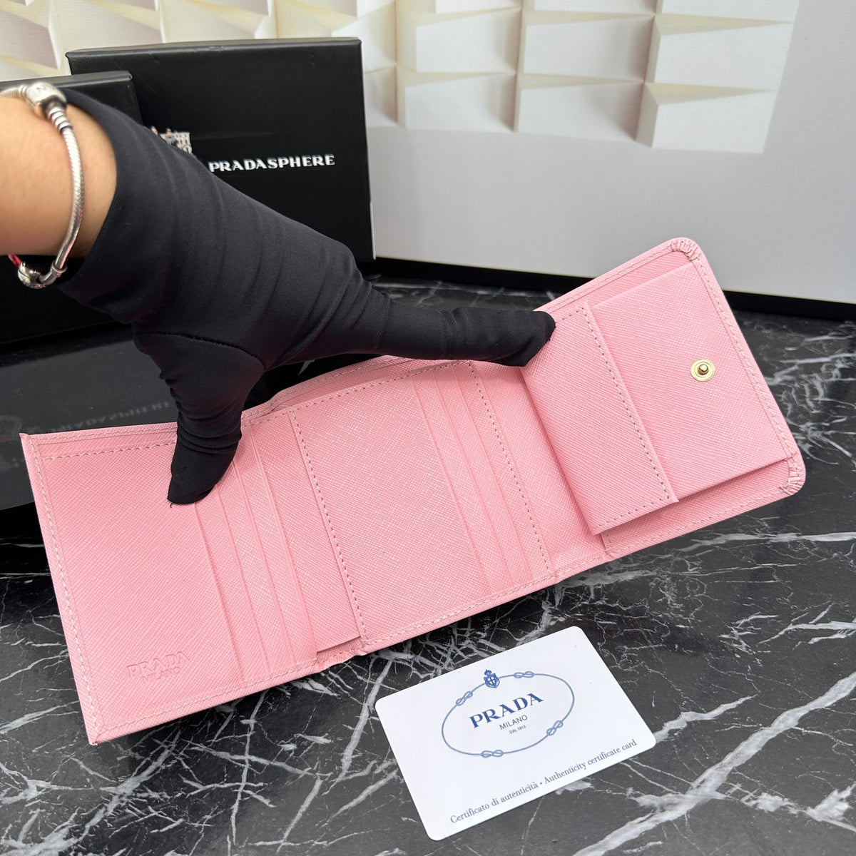 Luxury‑Inspired Trendy Wallets 031  Pr*da Series、Fashion Bags