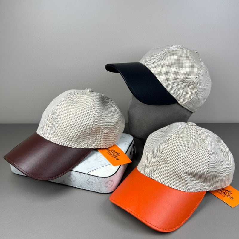Trendy Unisex Fashion Baseball Cap  He*mes Series、Fashion Caps