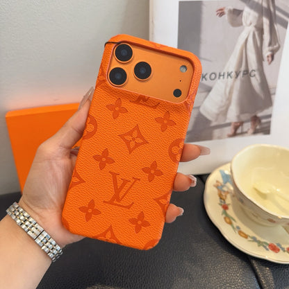 Fashion Aesthetic Shock Absorbing Protective Phone Case  L*V Series、Fashion Phone Case