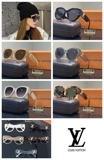 Oversized Butterfly Sunglasses with Rounded Frames