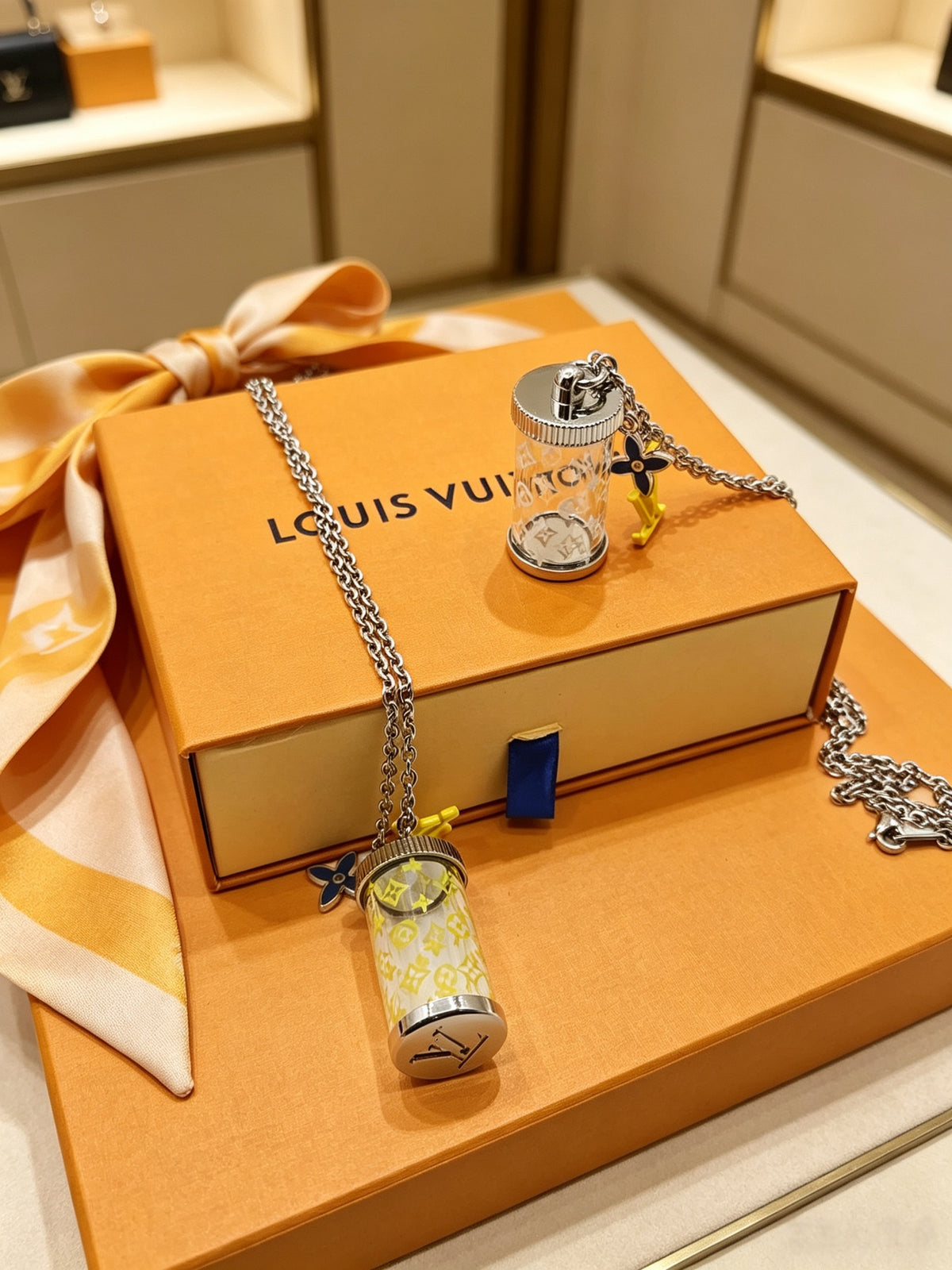 Hourglass Pendant Necklace - Color Options