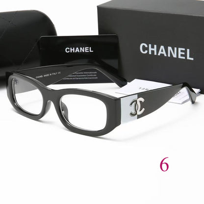 Slim Cat-Eye Sunglasses with Wide Logo Temples