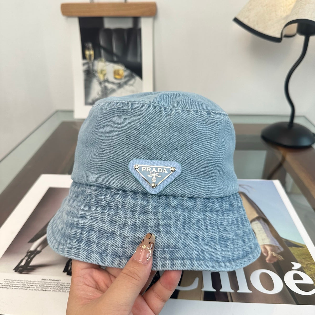 Adjustable Sun Hat for Men Women Outdoor UV Protection Pr*da Series、Fashion Caps