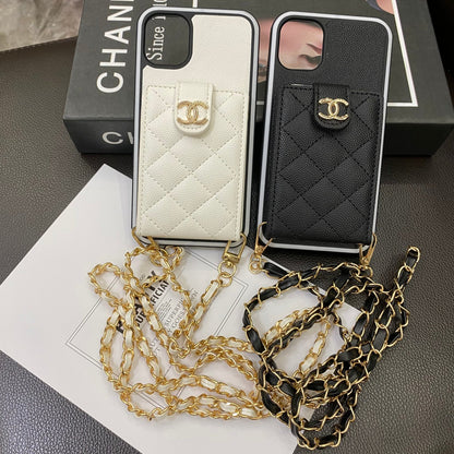 Fashion Aesthetic Shock Absorbing Protective Phone Case CH*NEL Series、Fashion Phone Case