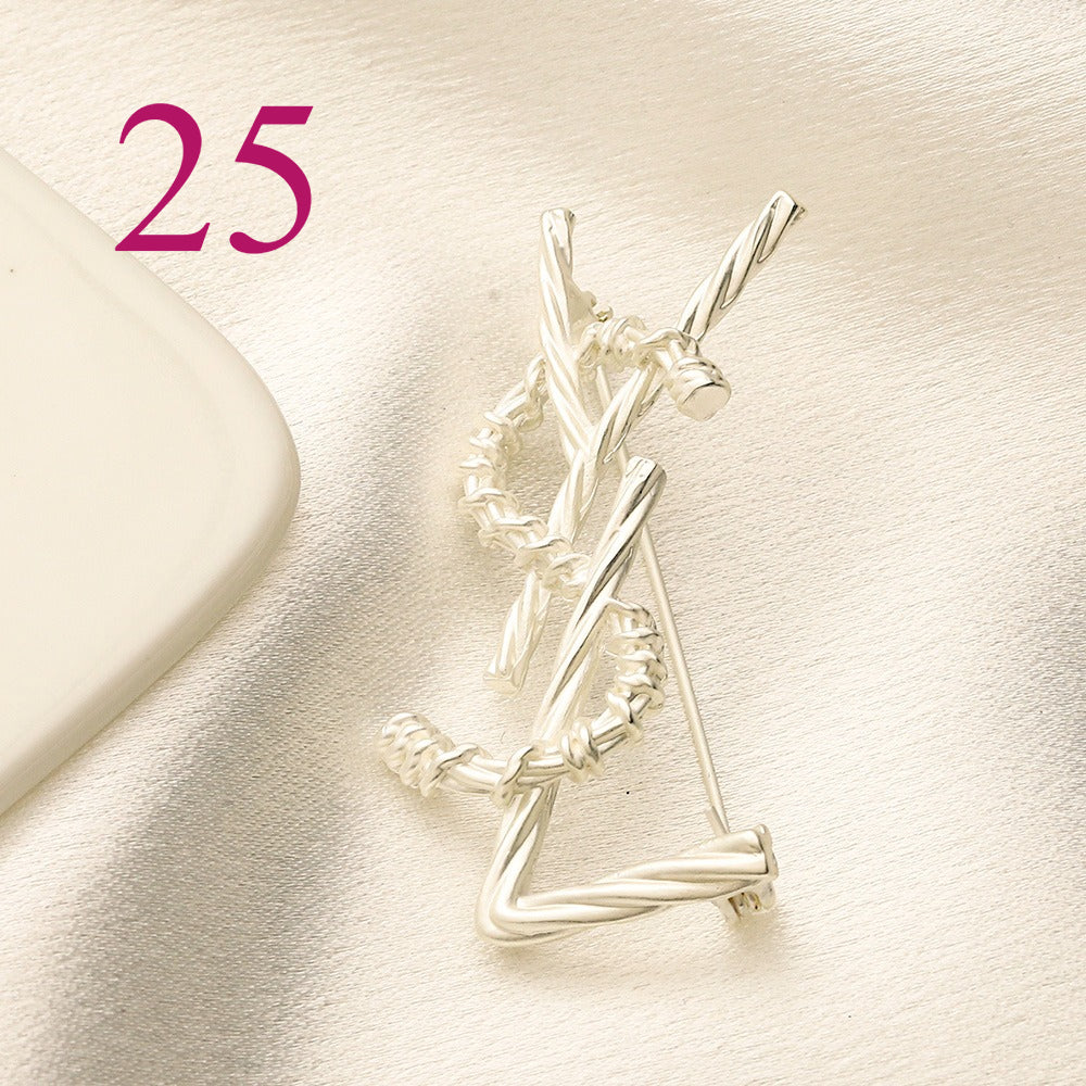 Fashion Brooch Collection,Brooches Collection、GU*CI Series、L*V Series、D*or Series、Y*L Series