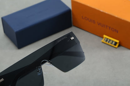 Monogram Shield Sunglasses with Rimless Lens