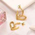 304 Stainless Steel Earring,Earrings Collection、L*V   Series