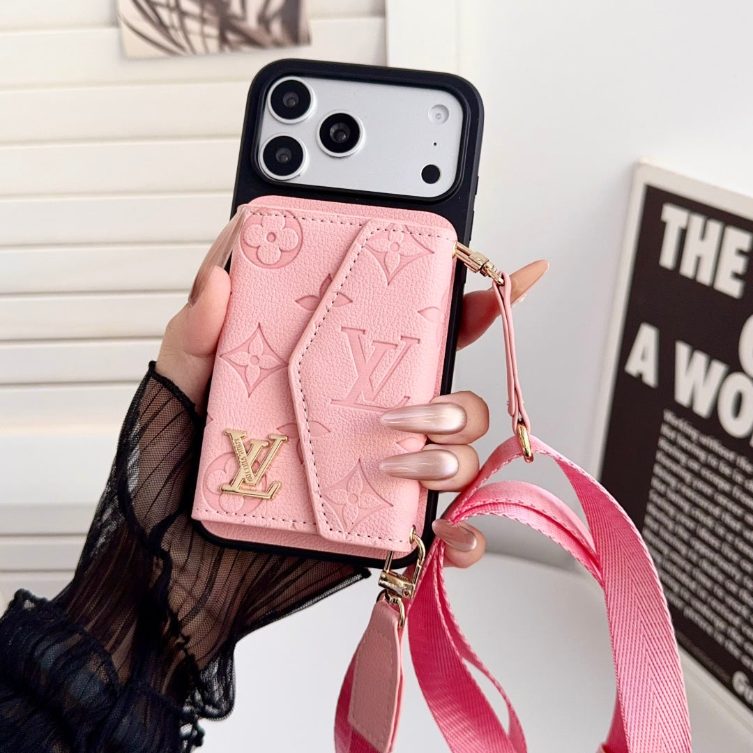 Fashion Aesthetic Shock Absorbing Protective Phone Case  L*V Series、Fashion Phone Case