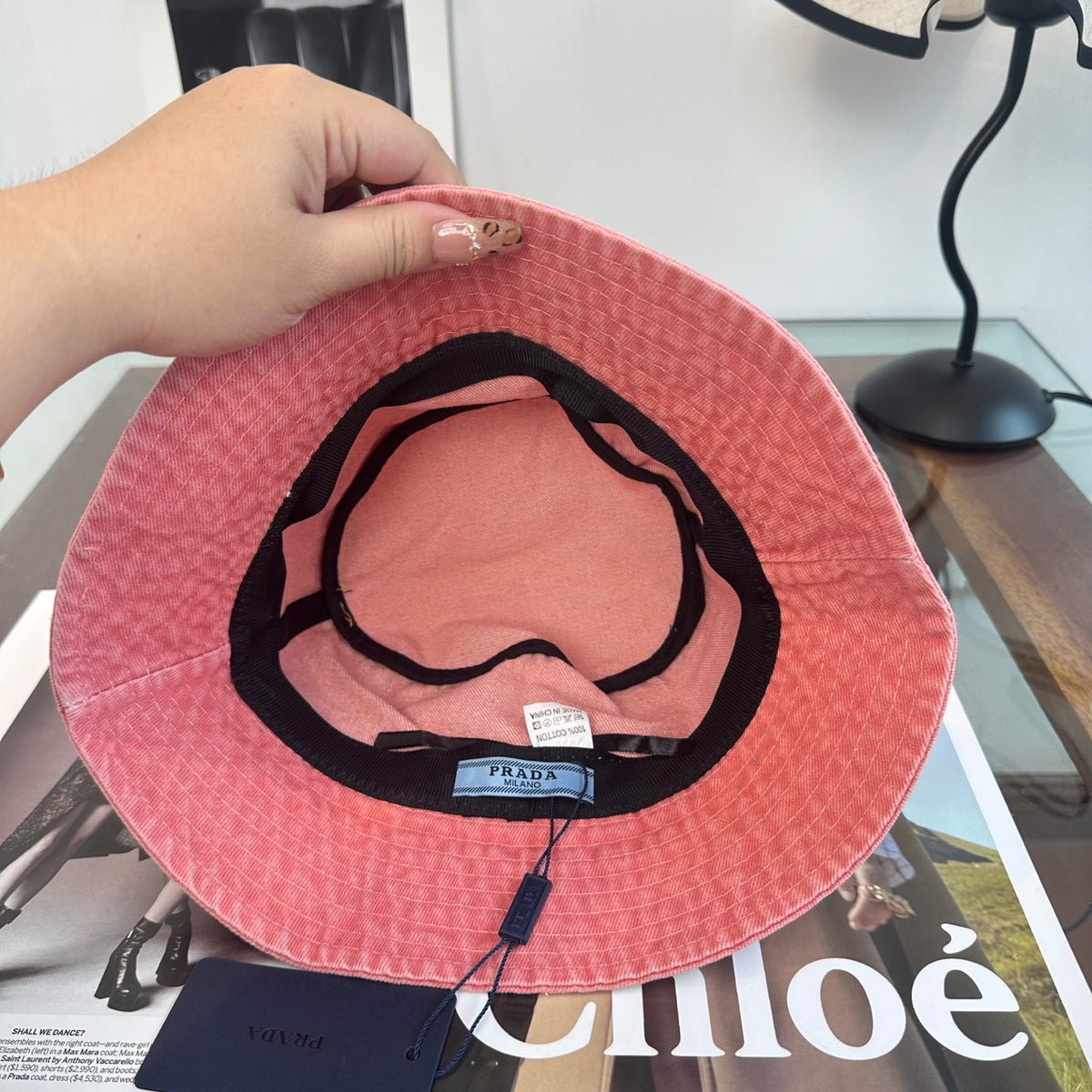 Adjustable Sun Hat for Men Women Outdoor UV Protection Pr*da Series、Fashion Caps