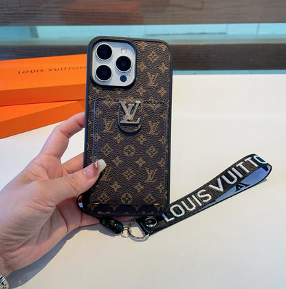 Fashion Aesthetic Shock Absorbing Protective Phone Case L*V Series、Fashion Phone Case