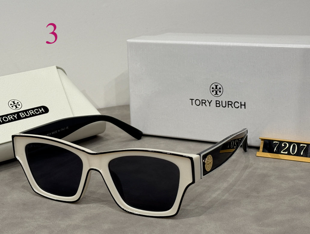 Flat-Top Rectangle Sunglasses with Thick Frames