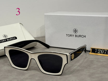 Flat-Top Rectangle Sunglasses with Thick Frames