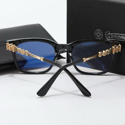 Rounded Rectangle Clear-Lens Glasses