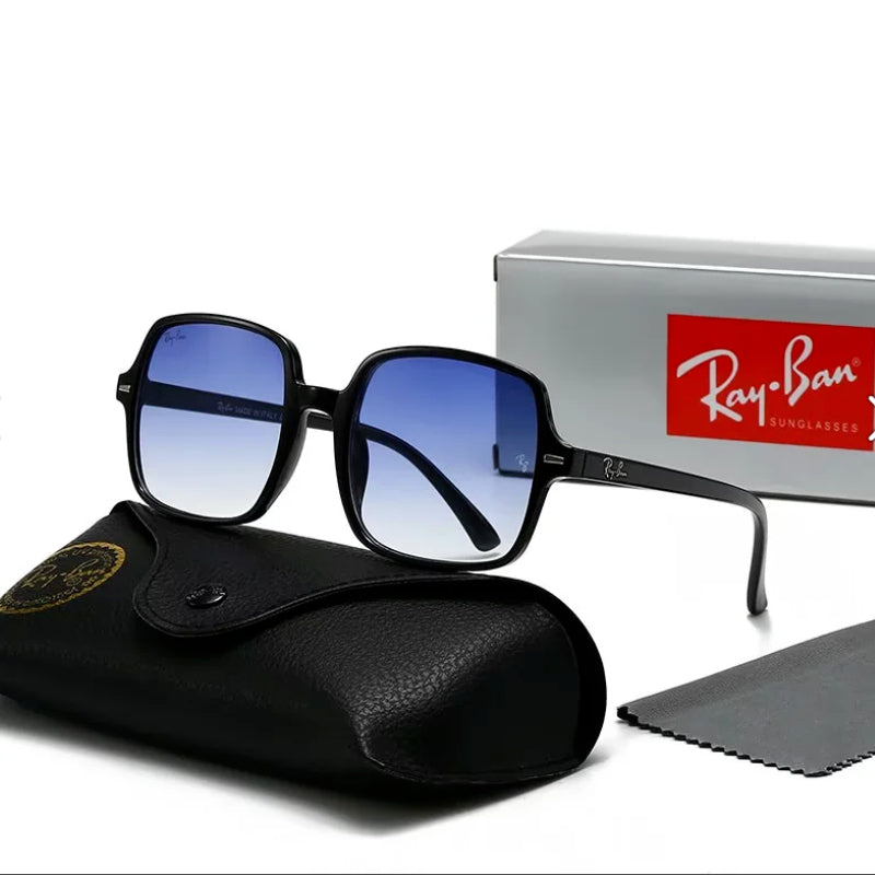 Square Navigator Sunglasses with Slim Double Bridge