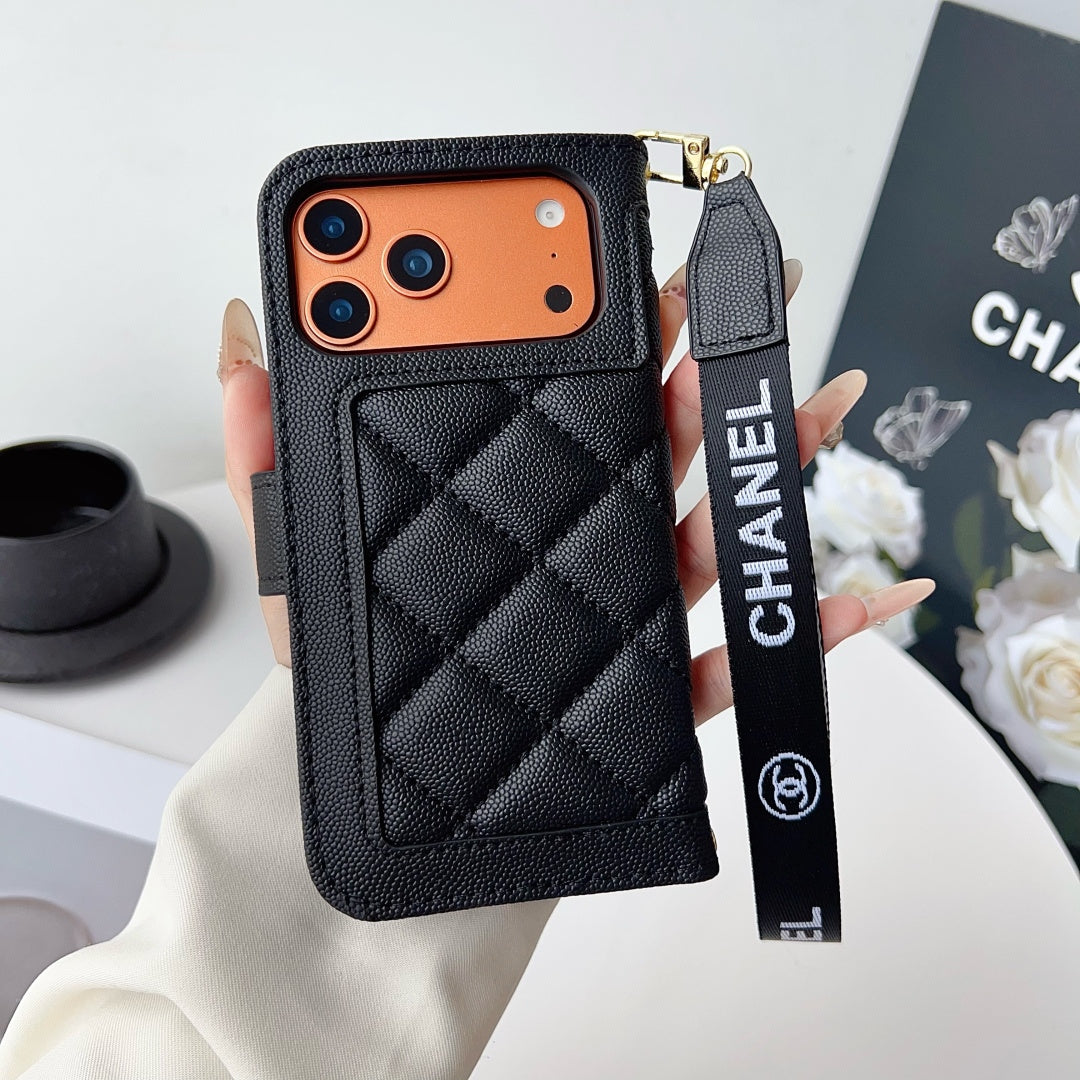 Fashion Aesthetic Shock Absorbing Protective Phone Case CH*NEL Series、Fashion Phone Case