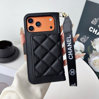 Fashion Aesthetic Shock Absorbing Protective Phone Case CH*NEL Series、Fashion Phone Case
