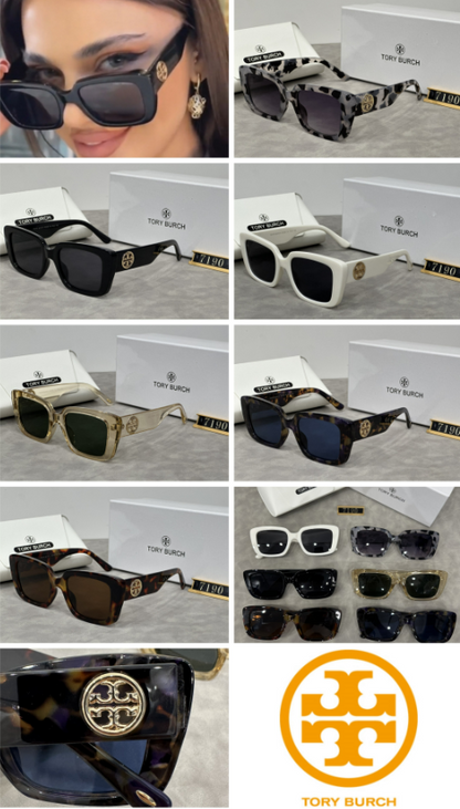 Oversized Square Sunglasses with Rounded Full Rims