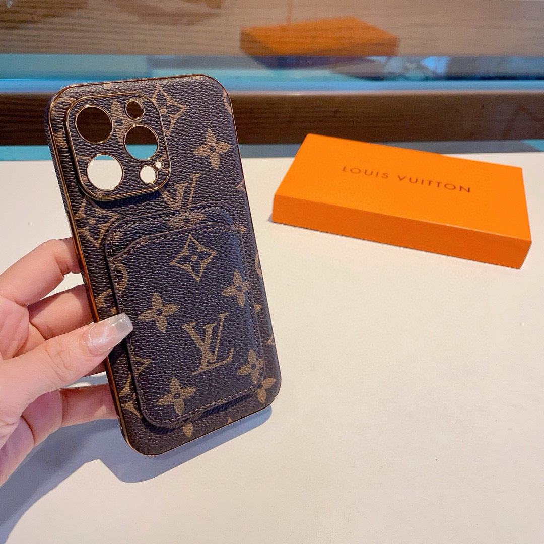 Fashion Aesthetic Shock Absorbing Protective Phone Case L*V Series、Fashion Phone Case
