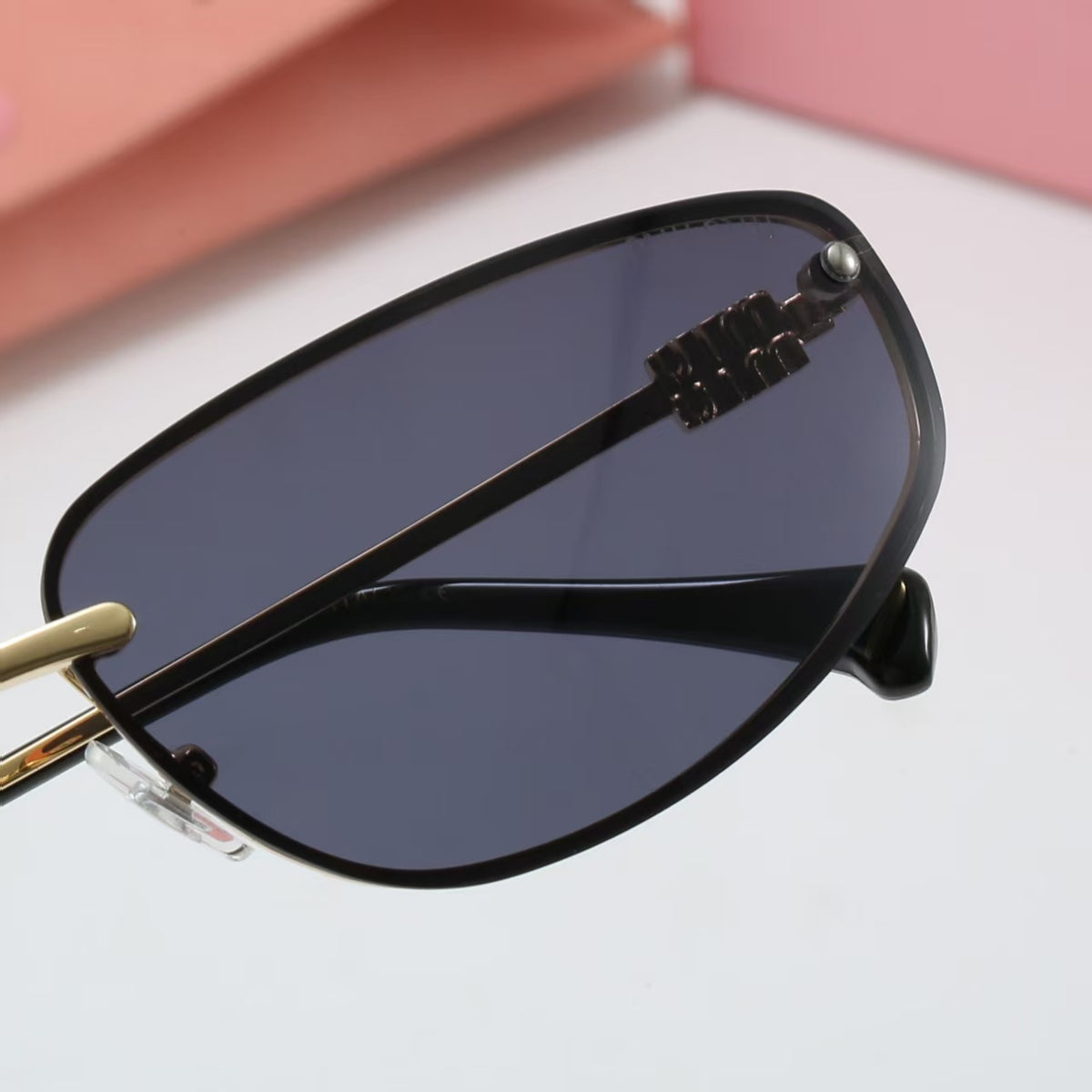 Classic Aviator Sunglasses with Wide Double Bridge