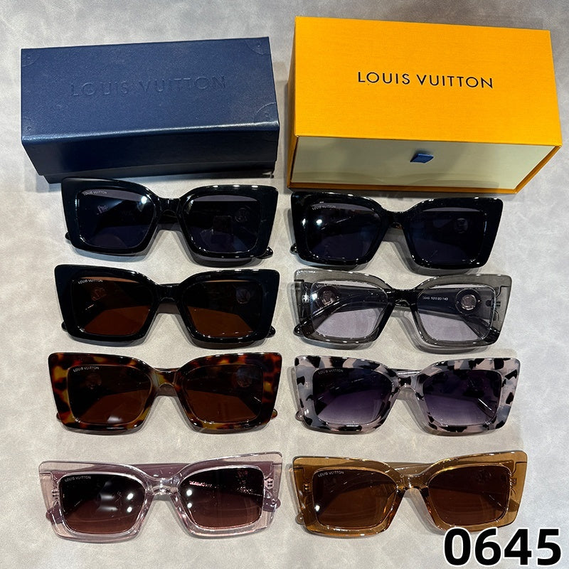 Thick Rectangular Glasses - Clear and Tinted Lens Options