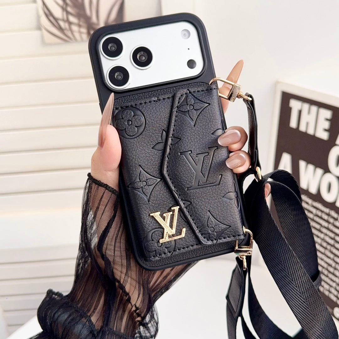 Fashion Aesthetic Shock Absorbing Protective Phone Case  L*V Series、Fashion Phone Case