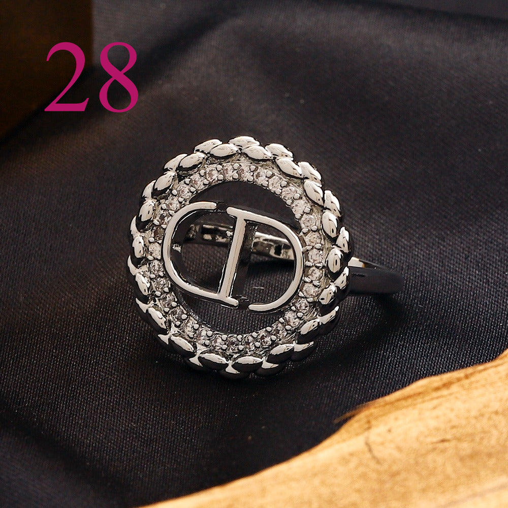 Fashion Open Adjustable Ring Collection、Rings Collection L*V Series、D*or Series、Y*L Series