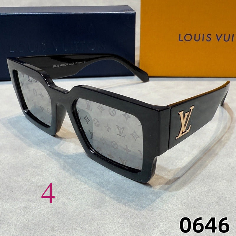 Sculpted Browline Rectangular Sunglasses
