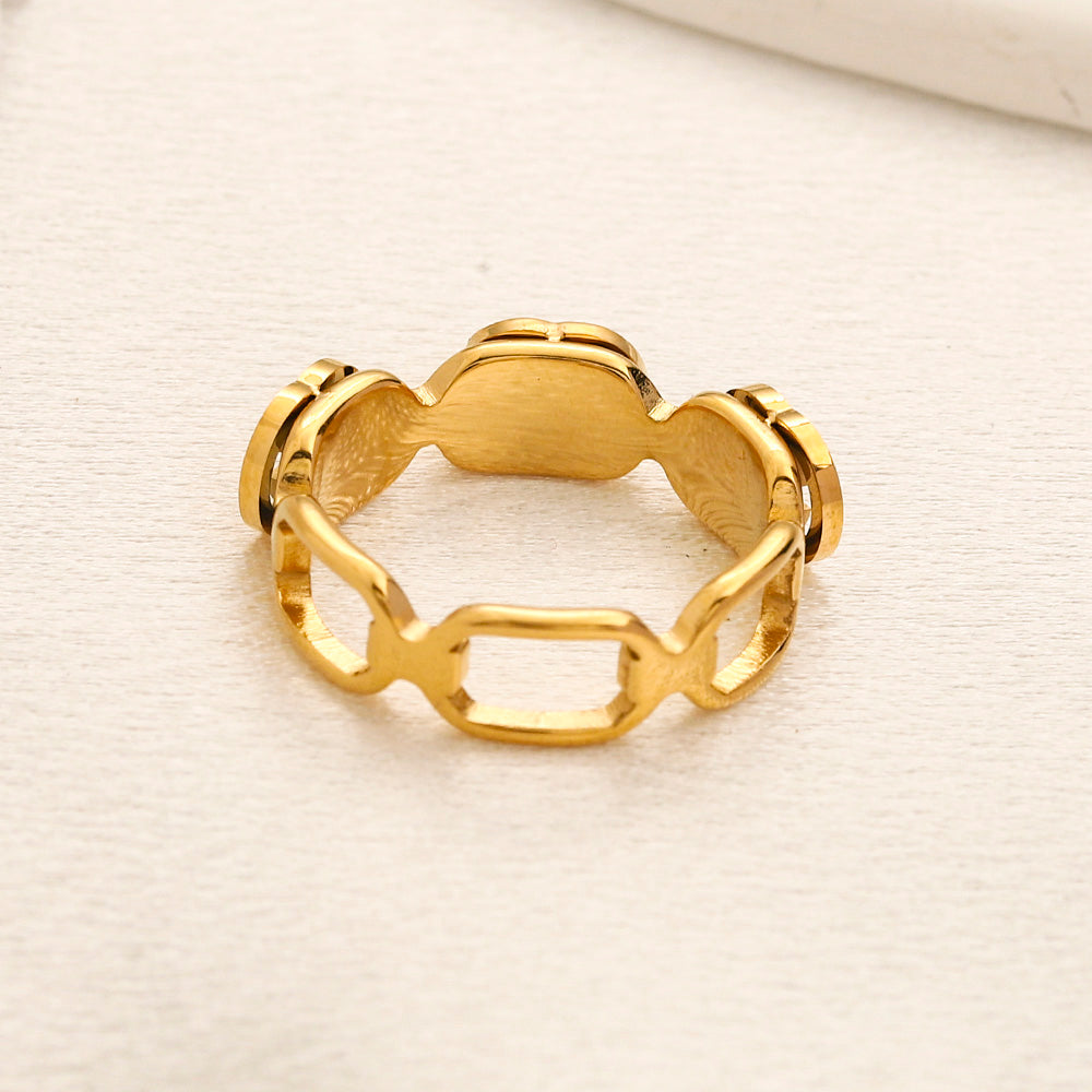 304 Stainless Steel Ring,GU*CI Series、Rings Collection