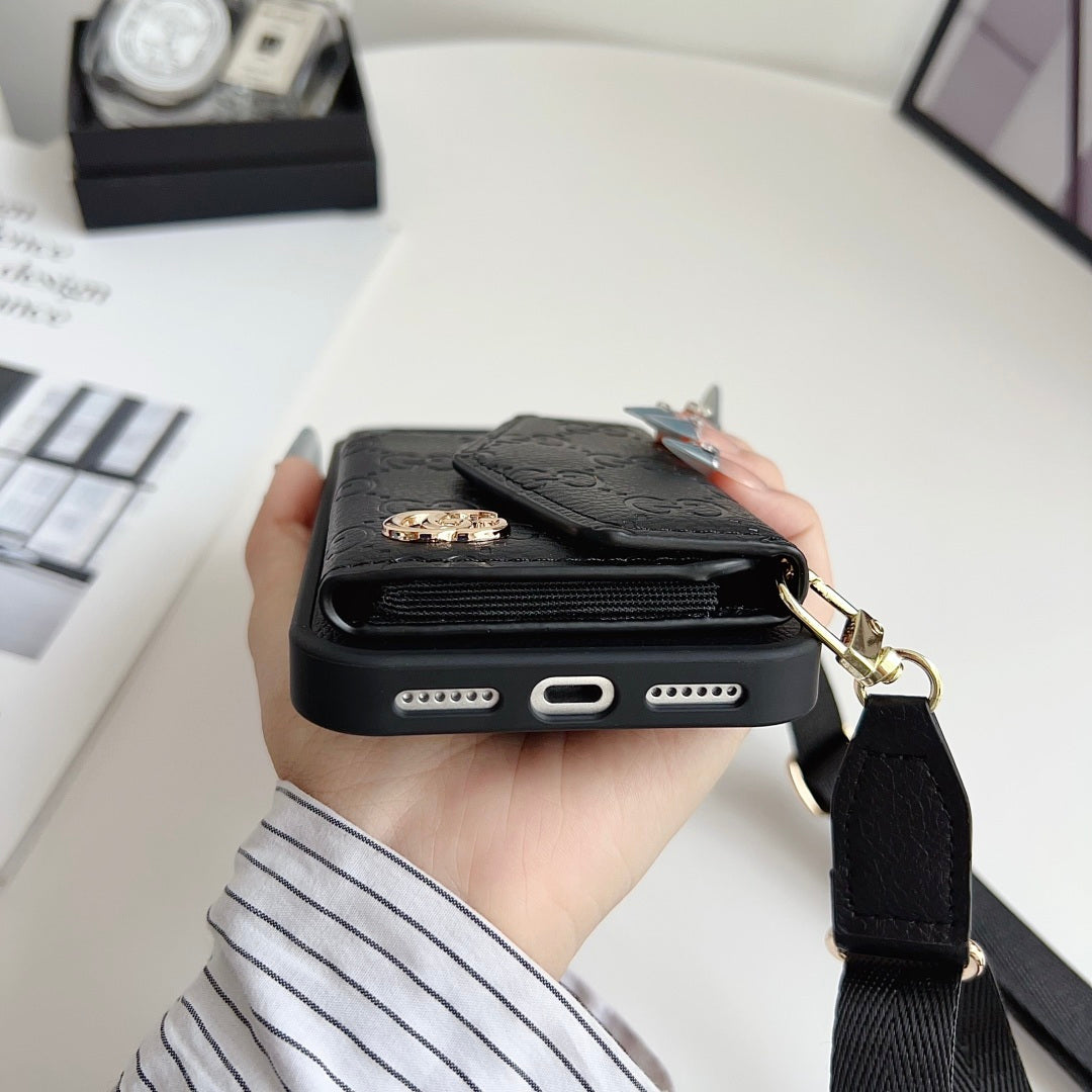 Fashion Aesthetic Shock Absorbing Protective Phone Case  GU*CI Series、Fashion Phone Case
