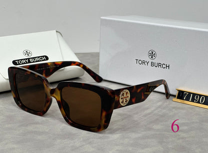 Oversized Square Sunglasses with Rounded Full Rims