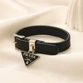 304 Stainless Steel Triangle Charm Buckle Strap Bracelet